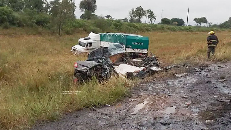 Ruta Tres Personas Murieron En Un Impresionante Choque Frontal