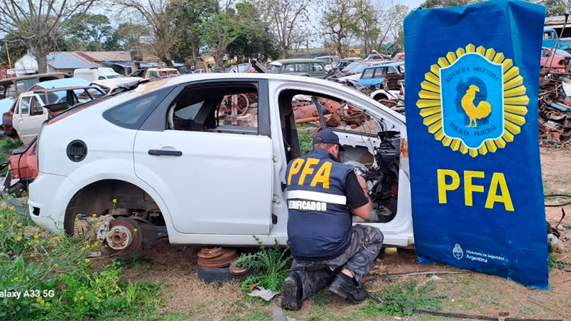 Allanaron Desarmadero En Zona De La Autovía 14 Por Causa Que Investiga El Robo De Autos 3720