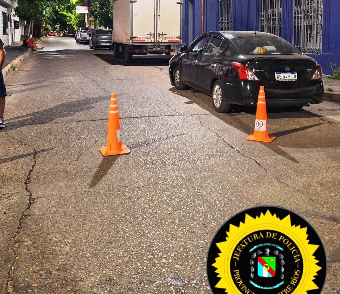 Concepción del Uruguay: Una joven lesionada tras colisión en zona céntrica de la ciudad | GENESIS24.NET > Portal Multimedia Líder en Noticias