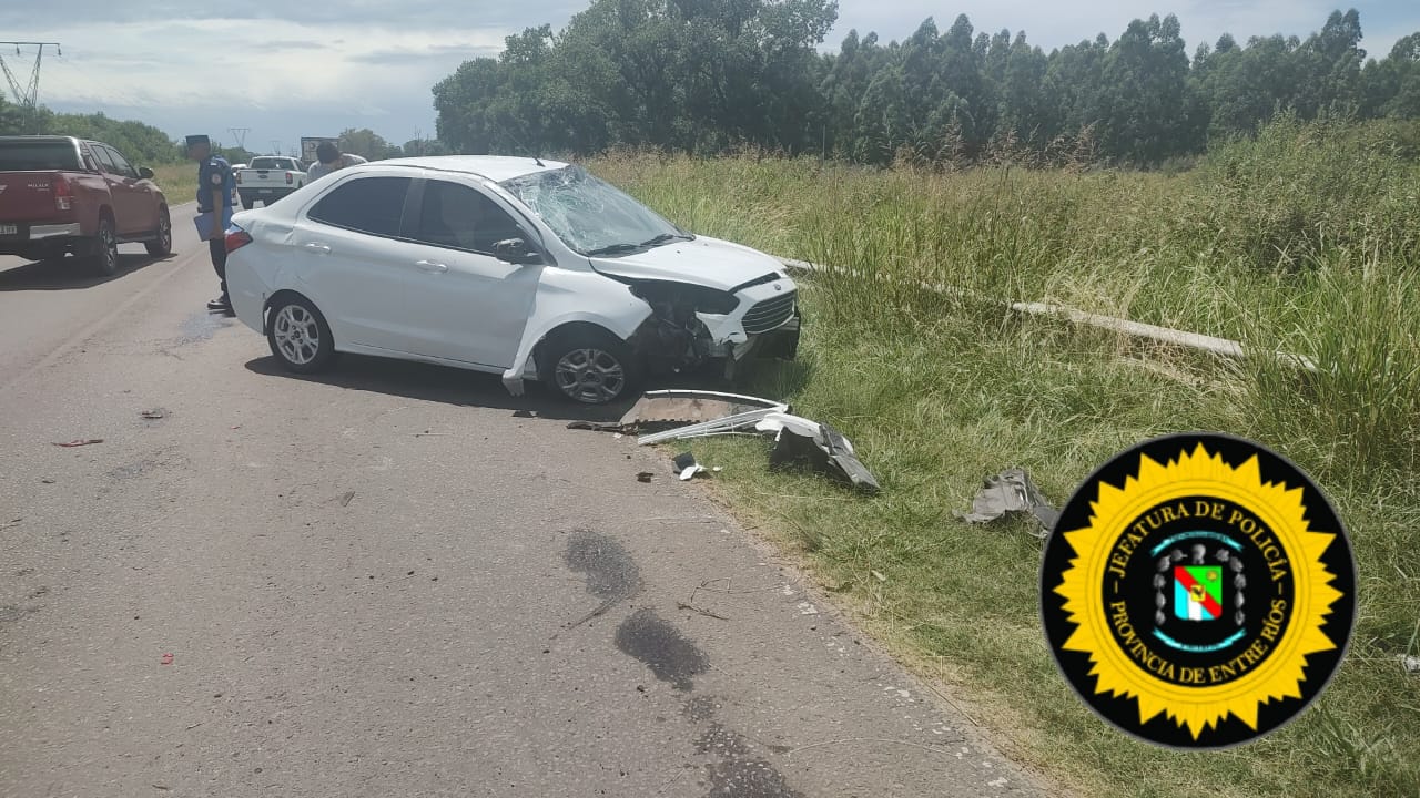 Caseros: Un hombre despistó con su auto en ruta 39 y chocó contra el guardarraíl | GENESIS24.NET > Portal Multimedia Líder en Noticias