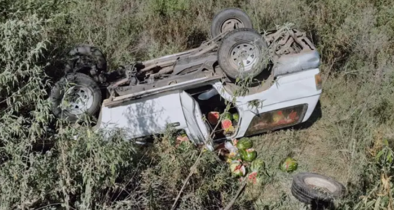 Choque de camionetas y vuelco en Autovía 14: dos personas resultaron heridas | GENESIS24.NET > Portal Multimedia Líder en Noticias