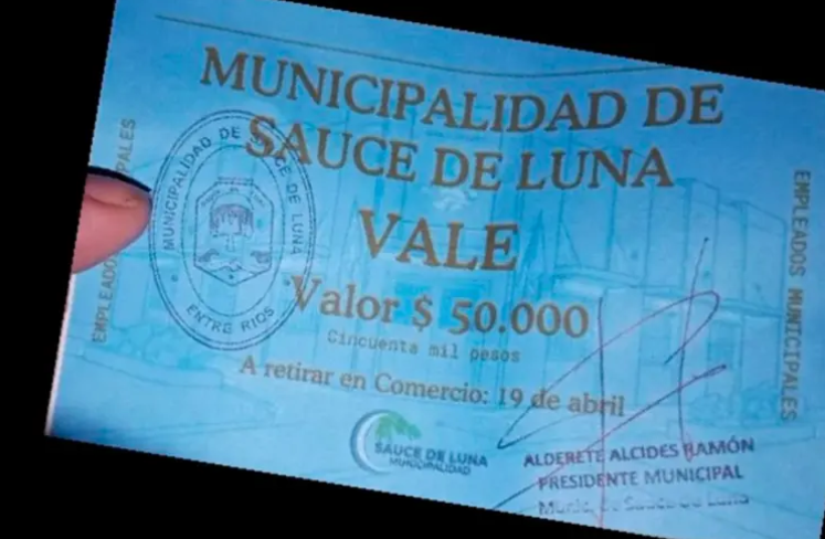 Empleados de un municipio de Entre Ríos ya cobran parte de su salario en bonos alimentarios | GENESIS24.NET > Portal Multimedia Líder en Noticias