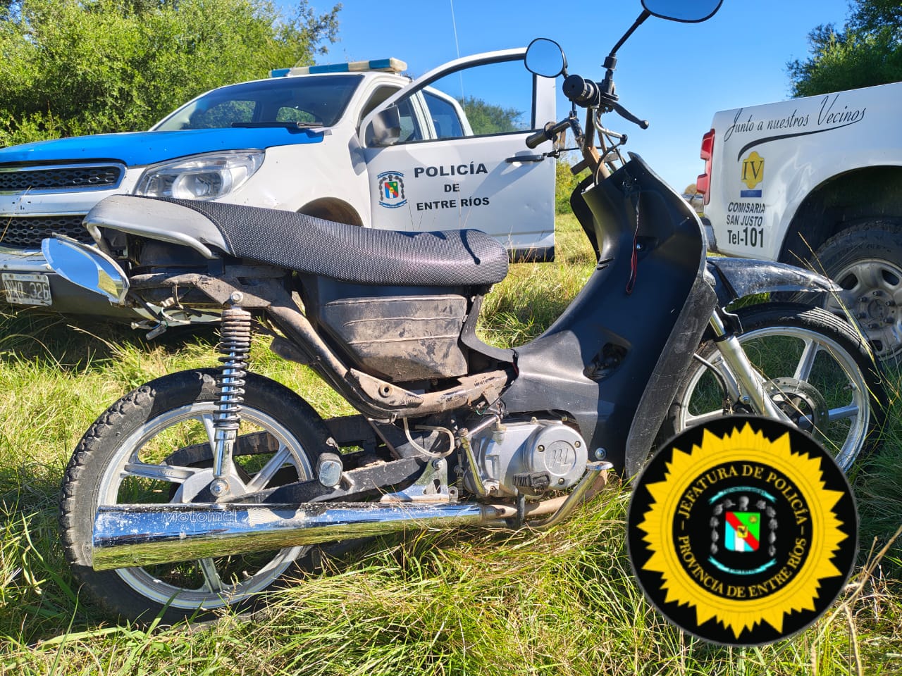 Ruta 39: Se dirigían hacia San Justo a bordo de motos robadas, y tras darse a la fuga, los rodados fueron recuperados | GENESIS24.NET > Portal Multimedia Líder en Noticias